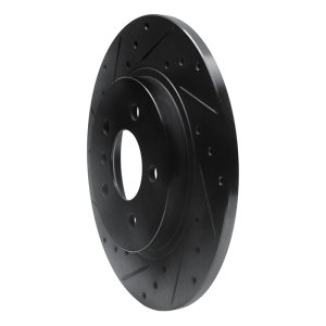 Buick Terraza Brake Rotor (1) - Rear Left - R1 Concepts - Drilled & Slotted - Black - 2005